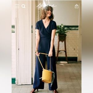 Sezane jumpsuit- navy size 38